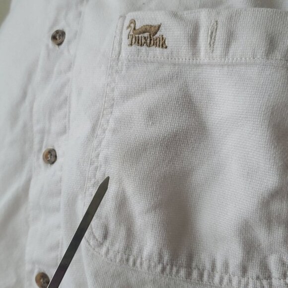 VTG 100% Cotton Duxbak Camp Shirt Size Large - Picture 13 of 14